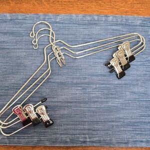 Tiered "ADD-ON" Hangers with Clips -Set of 3